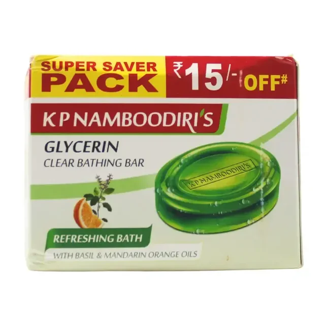 K.P.NAMBOORDIRI Glycerine Soap. 75Gm-K.P.Namboodiris - 75gm