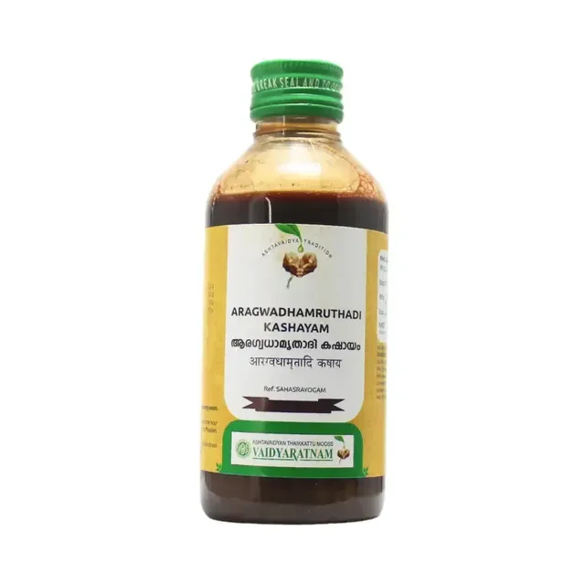 VAIDYARATHNAM Aragwadhamrithadi Kashayam-VAIDYARATHNAM - 200ml