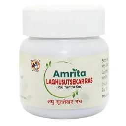 AMRITA DRUGS Laghu Sutshekhar Ras - Amrita - 60 Tablet