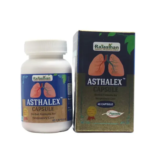 RAJASTHAN HERBALS IN Asthalex Capsule - Rajasthan - 40 Capsules
