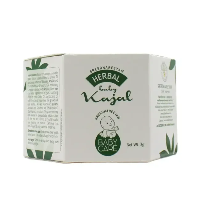 SREEDHAREEYAM Herbal Baby Kajal - Sreedhariyam - 3Gm