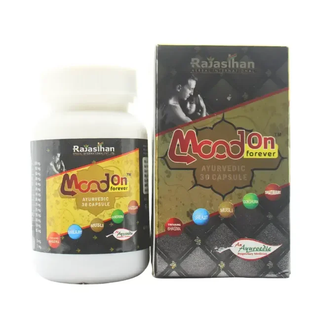 RAJASTHAN HERBALS Mood-On Capsuke - Rajasthan - 30 Capsules