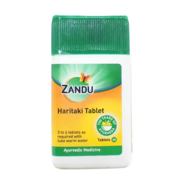 ZANDU Haritaki Tab - Zandu - 40Tablet