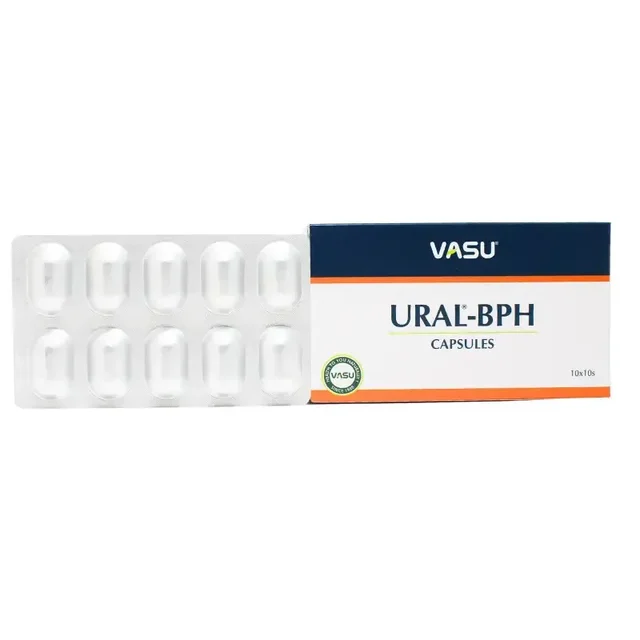 VASU PHARMACEUTICALS Ural BPH Capsule - Vasu - 10 Capsules
