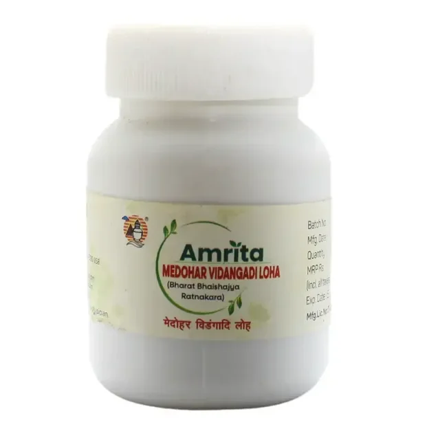 AMRITA DRUGS Medohar Vidangadi Loha - Amrita - 60 Tablet