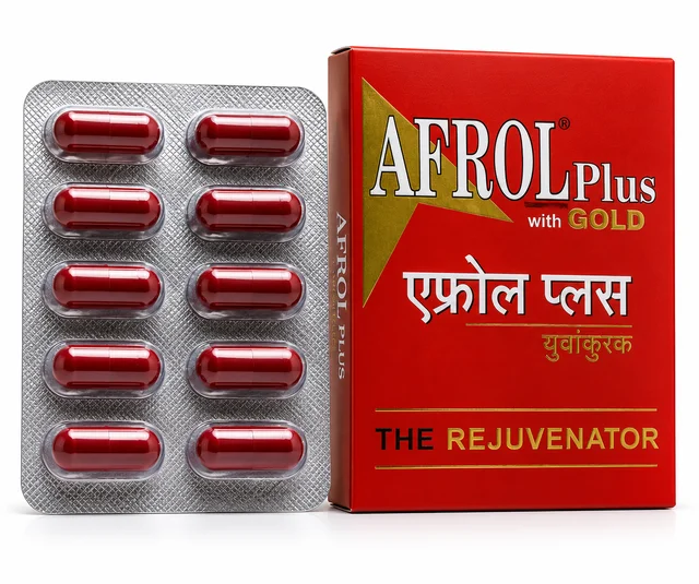 SOLUMIKS HERBACEUTICALS Afrol Plus Capsule - Solumik - 10 Capsules