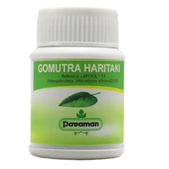 PAVAMAN Gomutra Haritaki Tablets - Pavaman - 100 Tablets