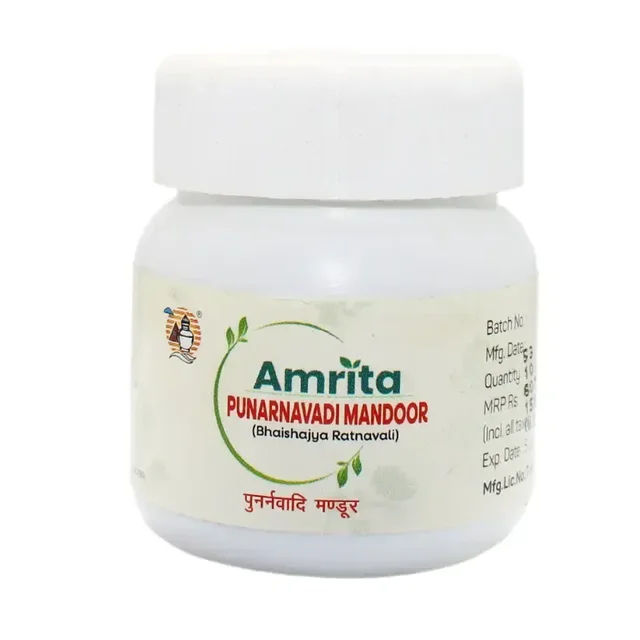 AMRITA DRUGS Punarnavadi Mandoor - Amrita - 60 Tablet