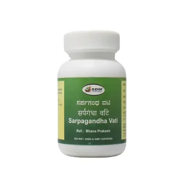 SDM Sarpagandha Vati - SDM - 100Tablet