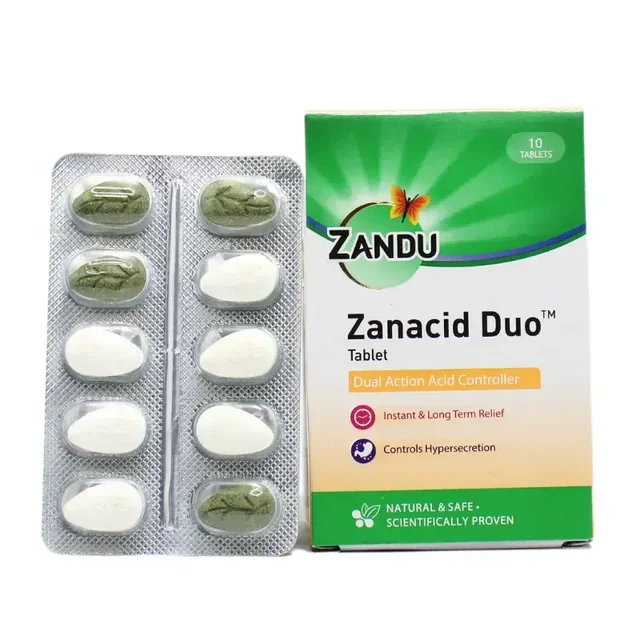 ZANDU Zanacid Duo Tablet - Zandu - 10Tablet