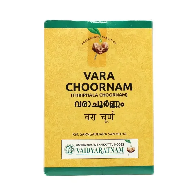 VAIDYARATHNAM Triphala (Vara) Choornam - Vaidyaratnam - 50Gm