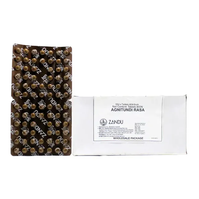 ZANDU Agnitundi Rasa - Zandu - 800Tablet