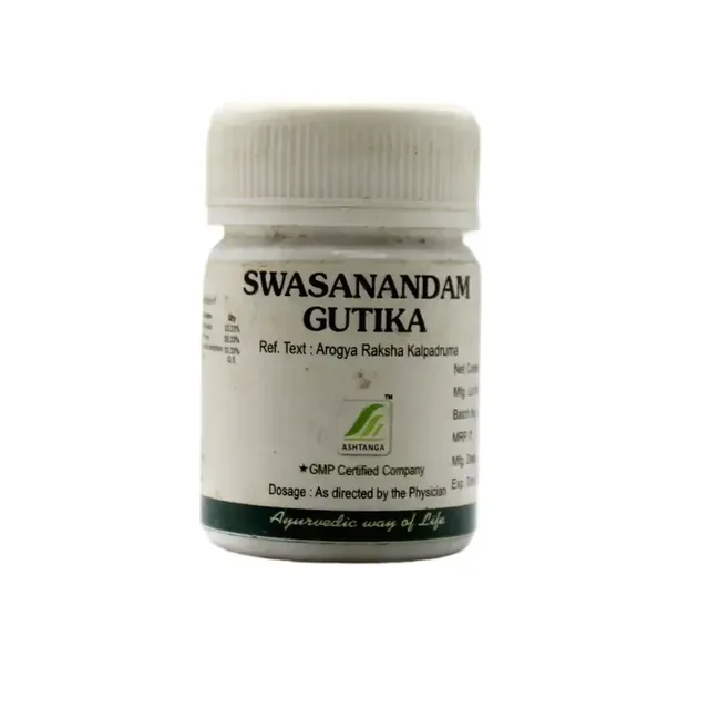 ASHTANGA AYURVEDICS Swasanandam Gutika Capsule - Ashtanga - 100Capsule
