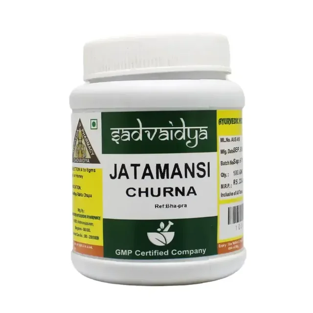 SADVAIDYASALA PRIVATE Jatamansi Churna - Sadvaidya - 100gm