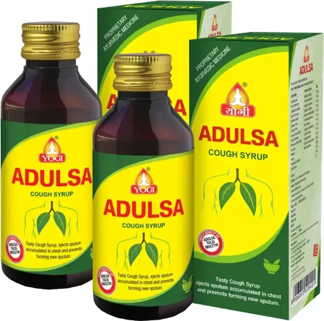 YOGI AYURVEDIC PRODUCT Adulsa Cough Syrup - Yogi - 100Ml
