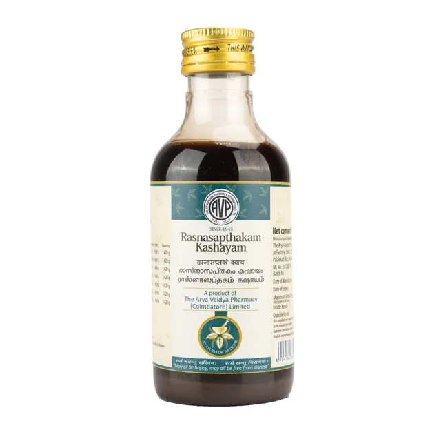 THE ARYA VAIDYA PHARMA Rasnasapthakam Kashayam - The Arya - 200Ml