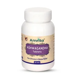 AMRITA DRUGS Ashwagandha Tablet - Amrita - 60 Tablet