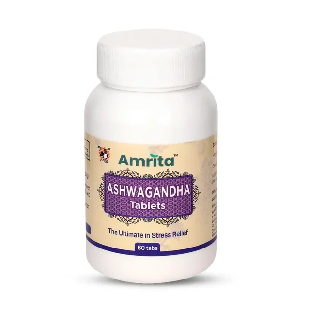 AMRITA DRUGS Ashwagandha Tablet - Amrita - 60 Tablet