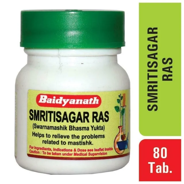 BAIDYANATH Smritisagar Ras - Baidyanath - 80Tablet