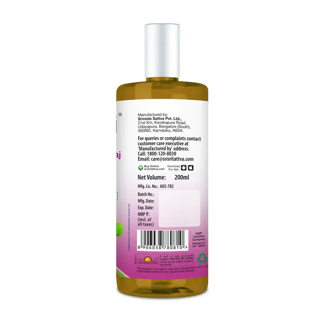 SRI SRI AYURVEDA Brahmi Bringaraj Taila - Sri Sri - 200Ml