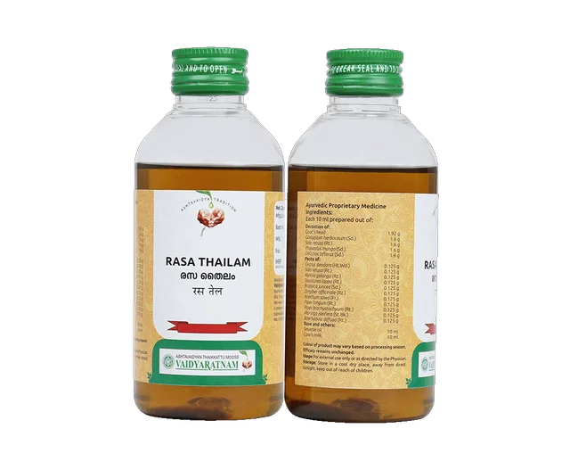 VAIDYARATHNAM Rasa Tail - Vaidyaratnam - 200Ml