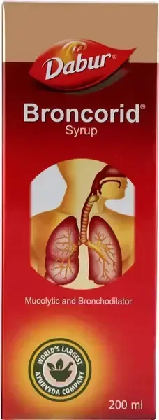 DABUR INDIA LIMITED Broncorid Syrup - Dabur - 200Ml