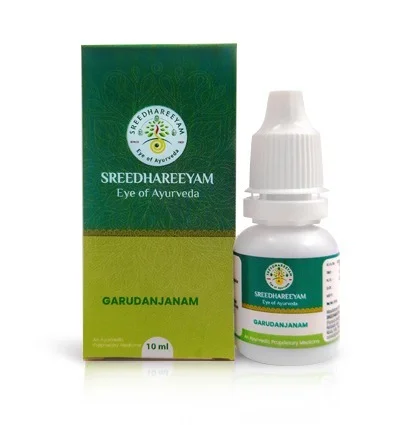 SREEDHAREEYAM Garudanjanam Eye Drops - Sreedhareeyam - 10ML