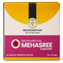 SREEDHAREEYAM Mehasree Capsules - Sreedhareeyam - 100 Capsules