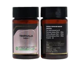 VAIDYARATHNAM Triphala Tablets - Vaidyaratnam - 60 Tablets