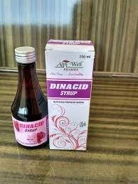 AIM WELL PHARMA Dinacid Syrup - Aim Well - 200Ml