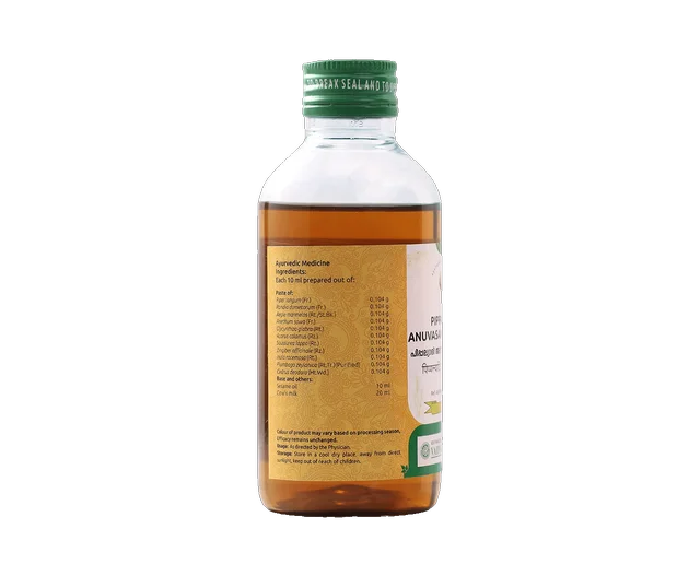 VAIDYARATHNAM Pippalyadi Anuvasana Tail - Vaidyaratnam - 200Ml