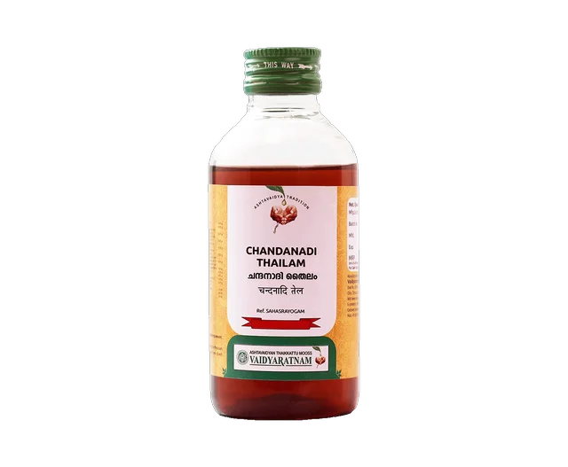 VAIDYARATHNAM Chandanadi Thailam - Vaidyarathnam - 200ml