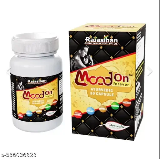 RAJASTHAN HERBALS Mood-On Capsuke - Rajasthan - 30 Capsules