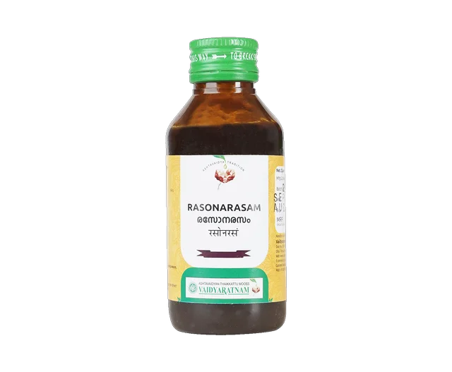 VAIDYARATHNAM Rasonarasam Kashayam - Vaidyaratnam - 100Ml