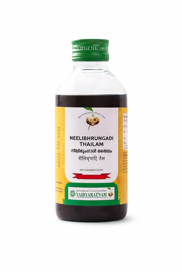 VAIDYARATHNAM Neelibhringadi Tail - Vaidyaratnam - 200Ml
