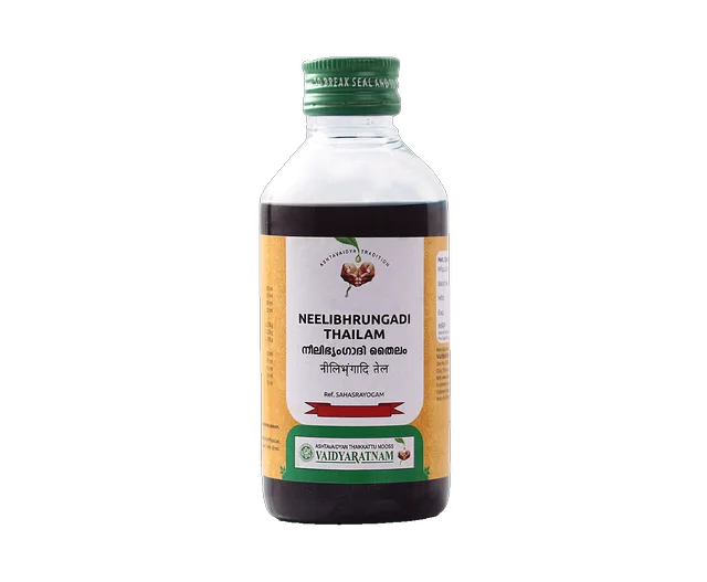 VAIDYARATHNAM Neelibhringadi Tail - Vaidyaratnam - 200Ml