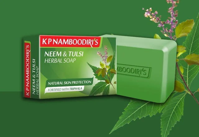 K.P.NAMBOORDIRI Neem And Tulsi Soap - K.P.Namboodiri - 100gm