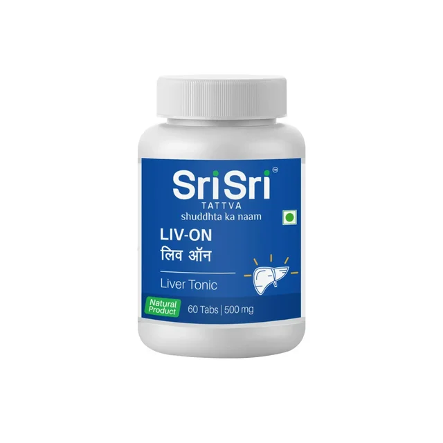 SRI SRI AYURVEDA Liv On Tablet - Sri Sri - 60 Tablets