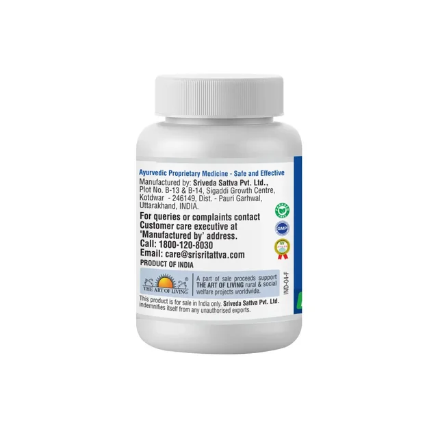 SRI SRI AYURVEDA Liv On Tablet - Sri Sri - 60 Tablets