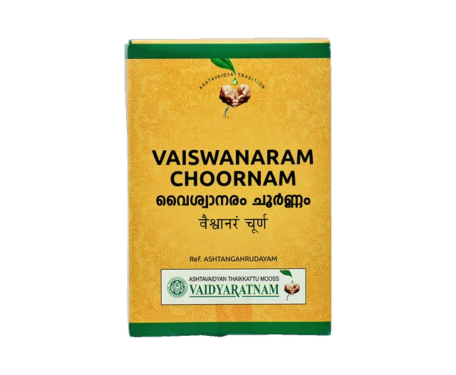 VAIDYARATHNAM Vaiswanaram Choornam - Vaidyaratnam - 50Gm
