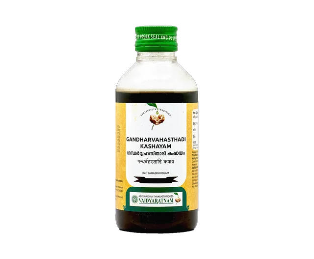 VAIDYARATHNAM Gandharvahasthadi Kashayam - Vaidyaratnam - 200Ml