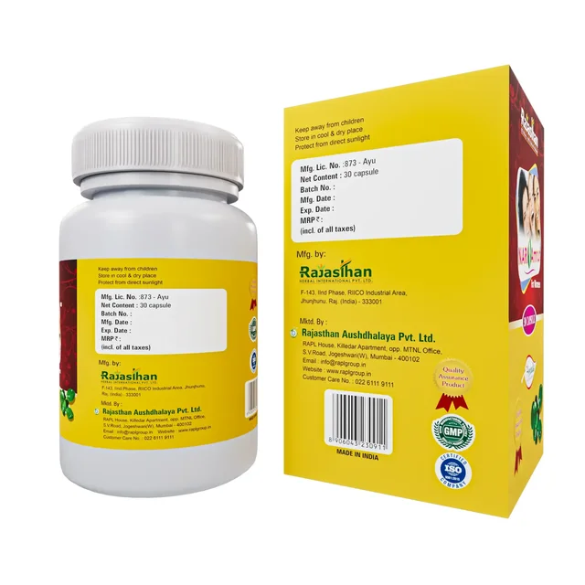 RAJASTHAN HERBALS Nari Amrut Capsule - Rajasthan - 30 Capsules