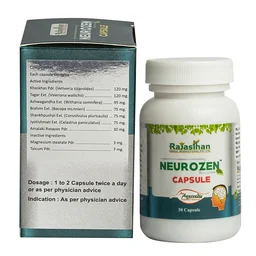RAJASTHAN HERBALS Neurozen Capsule - Rajasthan - 30 Capsules