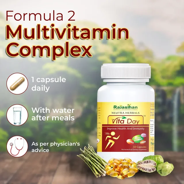 RAJASTHAN HERBALS Vita Day Capsule - Rajasthan - 60 Capsules