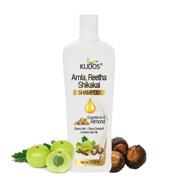 KUDOS AYURVEDA Amla,Reetha Shikakai Shampoo - Kudos - 500ML