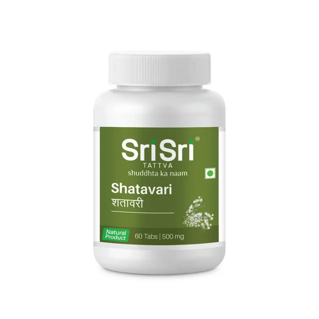SRI SRI AYURVEDA Shatavari Tablet - Sri Sri - 60 Tablets