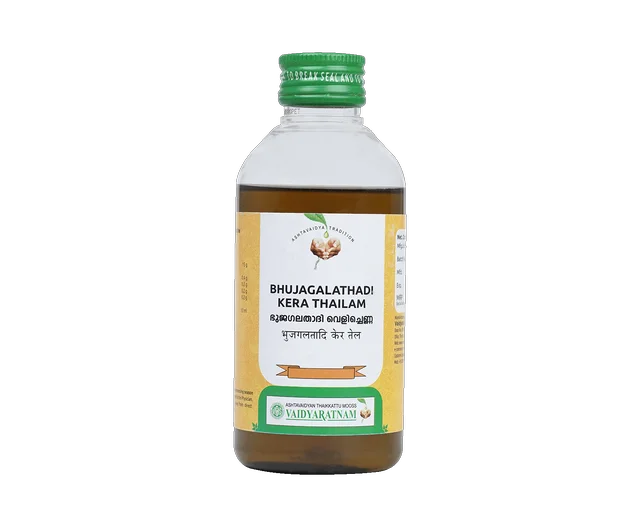 VAIDYARATHNAM Bhujagalathadi Kera Thailam - Vaidyarathnam - 200ml