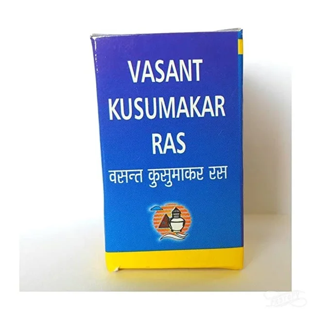 AMRITA DRUGS Vasant Kusumakar Ras (Gold) - Amrita - 10 Tablet
