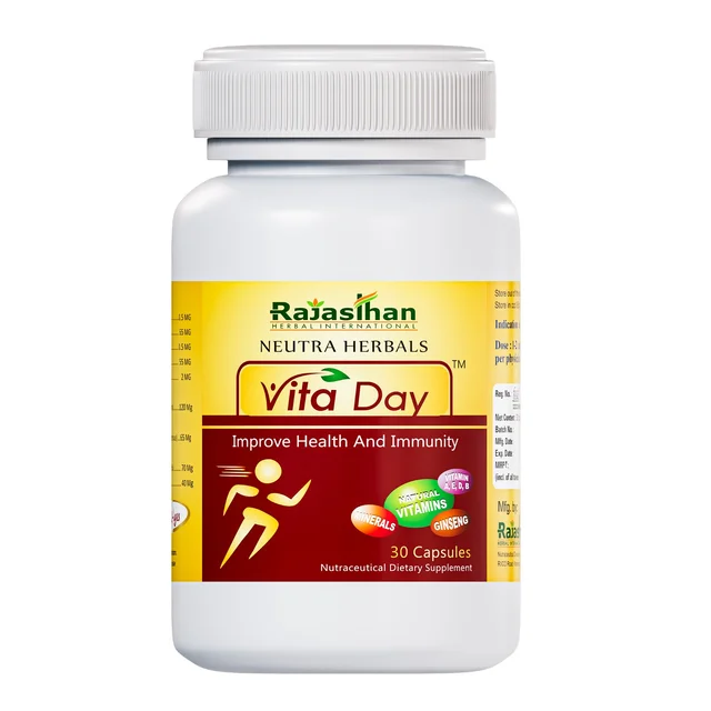 RAJASTHAN HERBALS Vita Day Capsule - Rajasthan - 60 Capsules