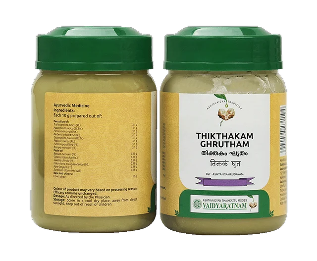 VAIDYARATHNAM Thikthakam Ghrutham - Vaidyaratnam - 150Gm